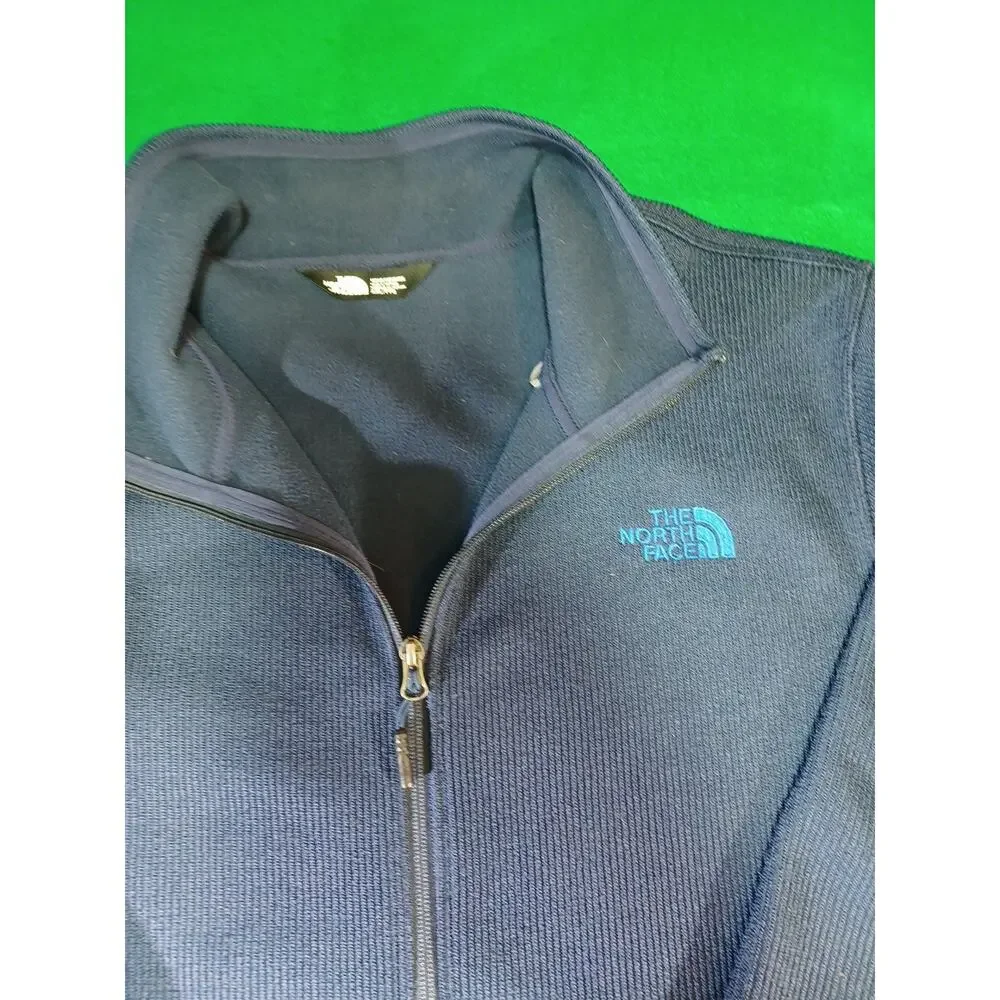 The North Face Fleece Zip Up Jacket Mens Size XXL Blue Relaxed Excellent